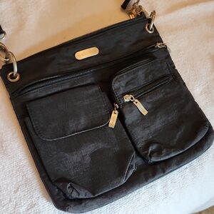 Baggallini Black Crossbody Bag with Timeless Design